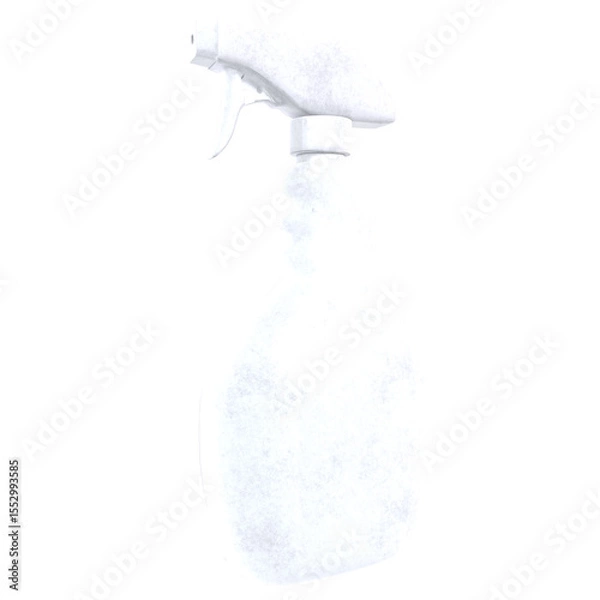 Obraz Spray bottle isolated on transparent