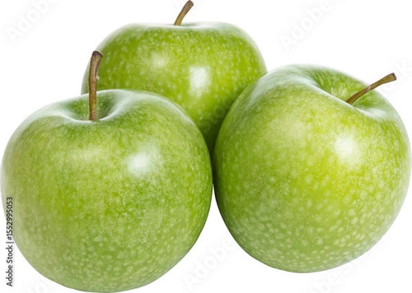 Obraz Granny Smith Apples Isolated From Background