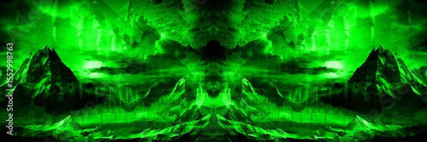 Fototapeta abstract fractal background, textile print pattern, new fashion print designs
