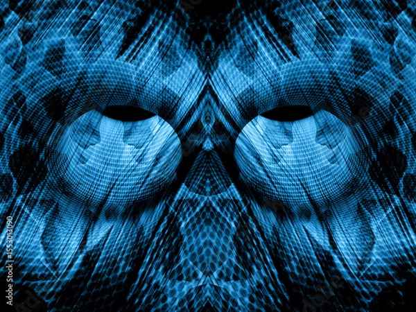 Fototapeta abstract fractal background, textile print pattern, new fashion print designs