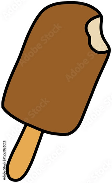 Obraz chocolate ice cream