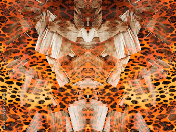 Fototapeta abstract fractal background, textile print pattern, new season fashion print designs, modern fashion designs
