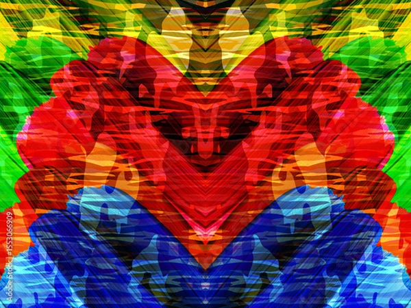 Fototapeta abstract fractal background, textile print pattern, new season fashion print designs, modern fashion designs