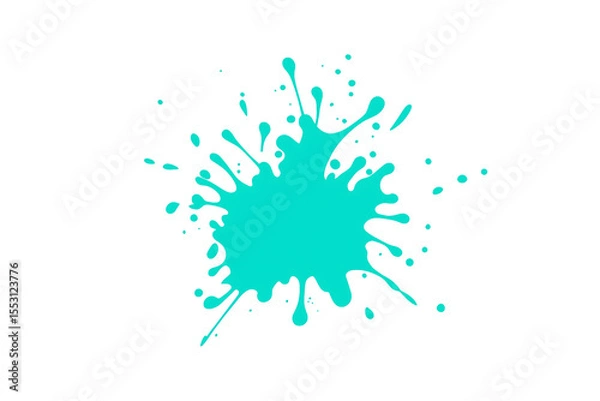 Fototapeta Paint Splash,Ink Splatter,Ink Splash isolated on transparent background