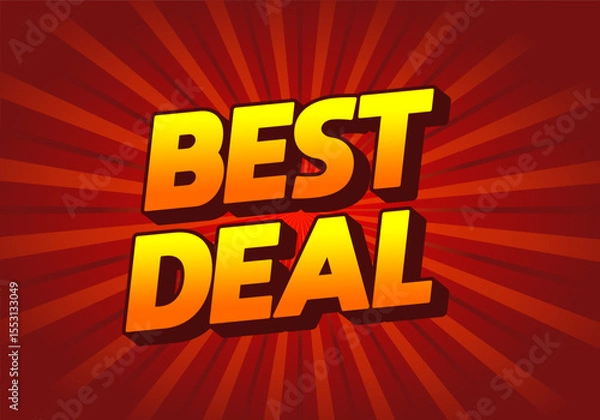 Obraz Best Deal Promotional Graphic design
