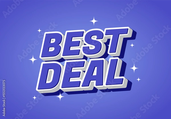 Obraz Best Deal Promotional Graphic design