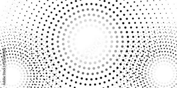 Fototapeta Halftone dots pattern. Abstract background for your design. Dot texture on white background. Vector illustration. EPS 10.