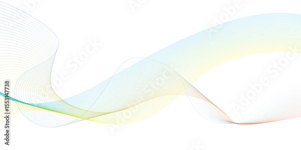 Fototapeta A colorfull webline and valleys is featured 
in an abstract background