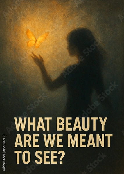 Fototapeta Sufi-Inspired Poster Portraying the Beauty of Creation as Divine Art That Traces Back to God Himself