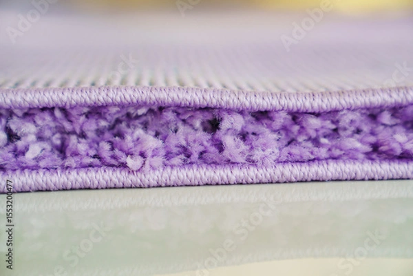 Obraz close-up. violet Interior pile carpet made of polypropylene.