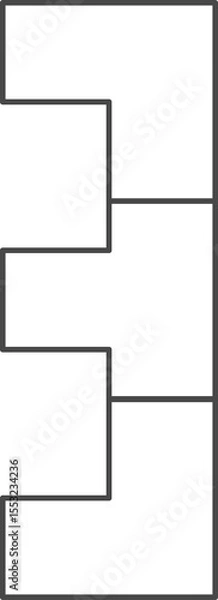 Obraz Learning of number proportion, three.