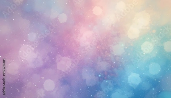 Fototapeta Abstract pastel holographic blurred grainy gradient banner background texture. Colorful digital grain soft noise effect pattern. Lo-fi multicolor vintage retro