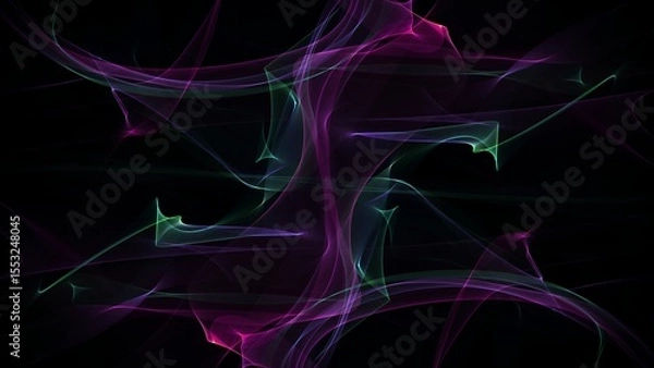 Fototapeta Abstract magic screen design for mobile app. Colorful theme texture for banner,flyer,card, web or desktop design.