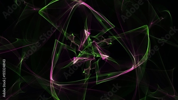 Fototapeta Abstract magic screen design for mobile app. Colorful theme texture for banner,flyer,card, web or desktop design.