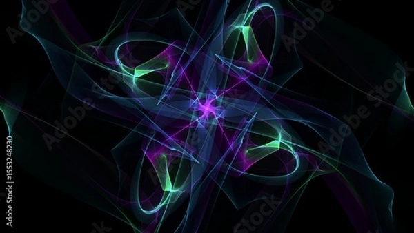 Fototapeta Abstract magic screen design for mobile app. Colorful theme texture for banner,flyer,card, web or desktop design.