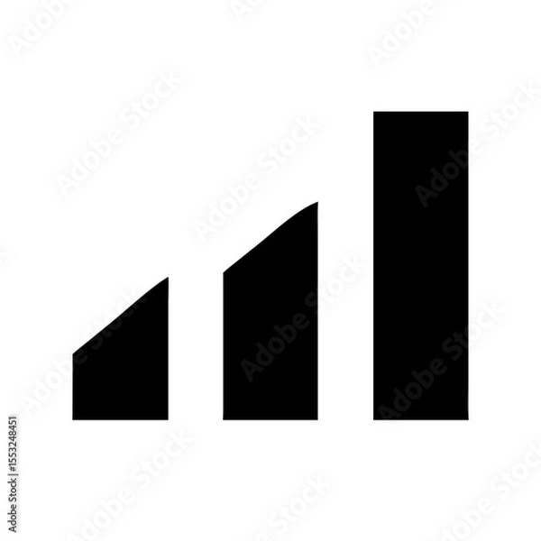 Obraz Network signal icon vector illustration