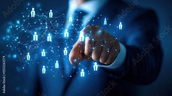 Fototapeta Employee engagement strategies using technology, promoting workplace satisfaction, productivity, and retention through innovative tools and platforms.