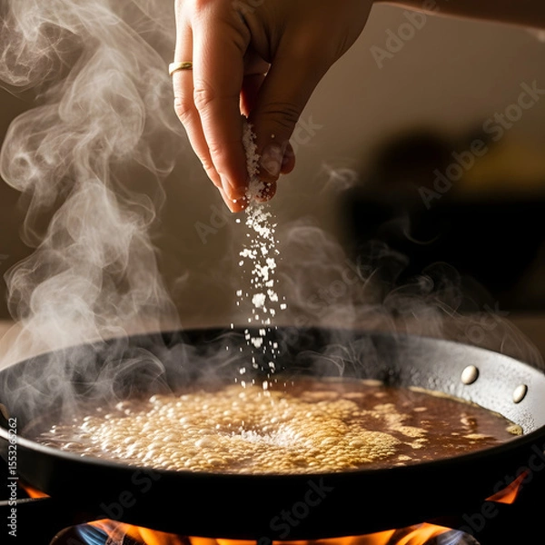 Obraz Seasoning Boiling Broth: A Chef's Guide to Flavorful Stock
