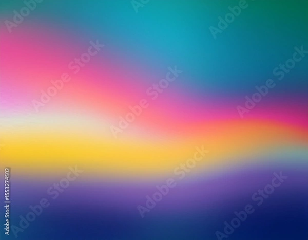Fototapeta Vibrant Gradient Mesh Background With Smooth and Blurred Bright Colors