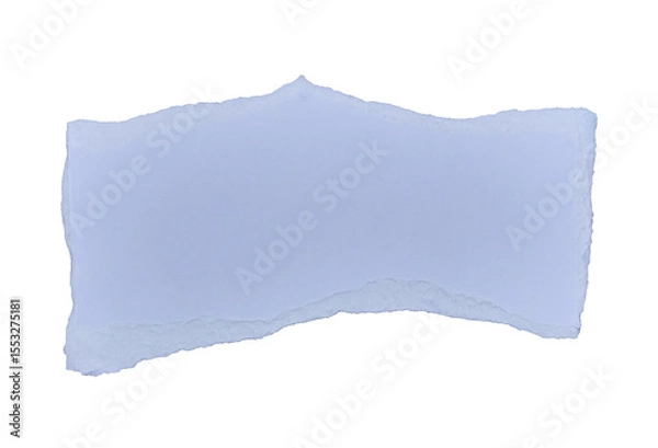 Fototapeta White ripped paper torn edges strips on transparent background png file