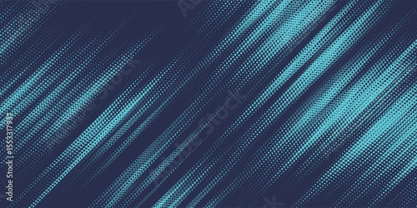 Fototapeta Abstract blue banner design vector, dynamic sporty horizontal background template for media promotion or web banner