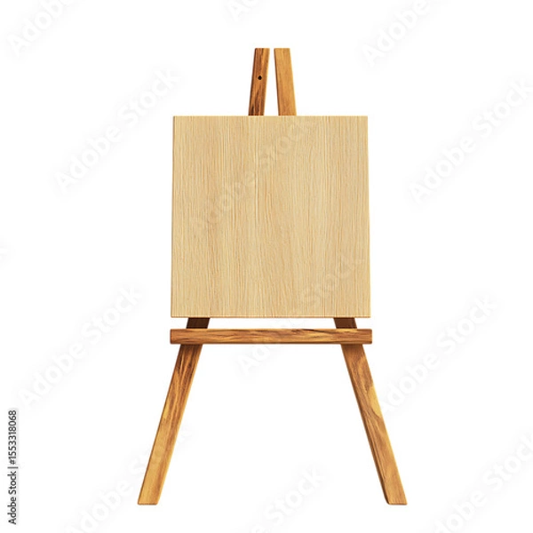 Fototapeta Wooden easel