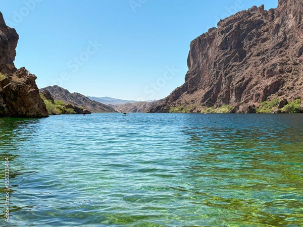 Obraz The Waters of Emerald Cove on the Colorado River in Arizona