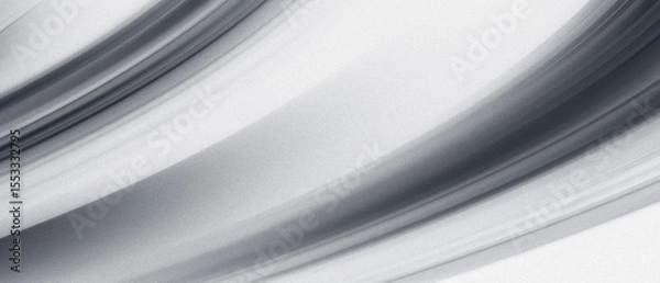 Fototapeta Soft curved monochrome gradient light streak black and white, motion blur noise grain texture. movement sport energy luxury minimal modern design background, website header banner poster backdrop.