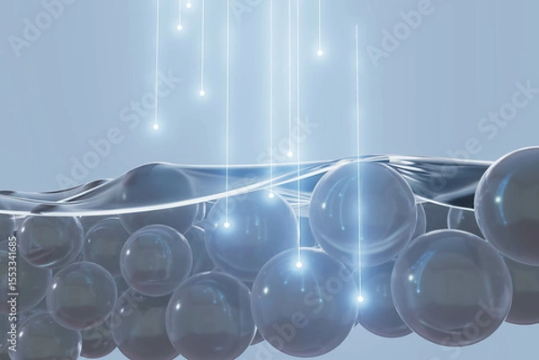Obraz Facial laser procedure targeting sagging skin and cellular layers