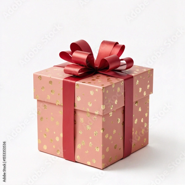 Obraz Stylish square gift boxes wrapped with satin bows