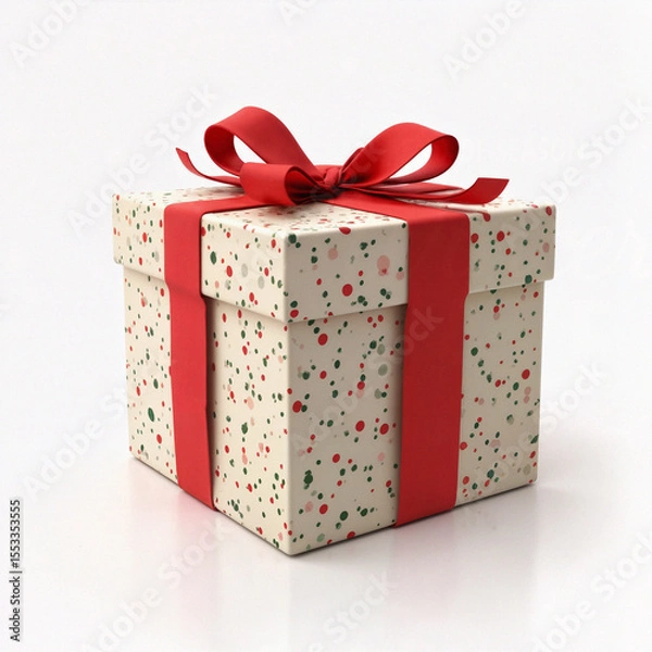 Obraz Stylish square gift boxes wrapped with satin bows