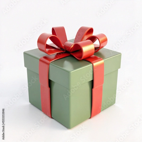 Obraz Stylish square gift boxes wrapped with satin bows