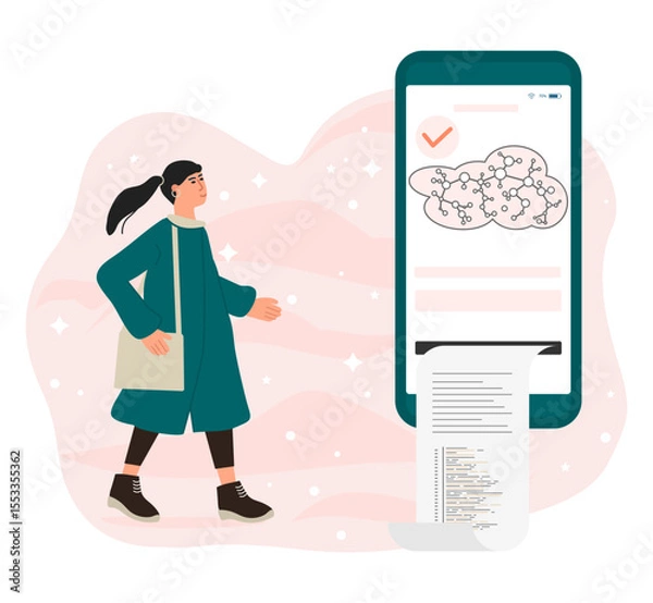 Obraz Neural network Artificial intelligence Bot People