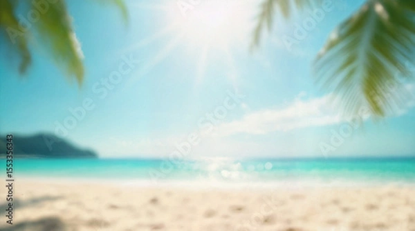 Obraz Natural blurred defocused background for concept summer vacation