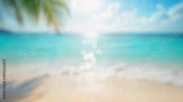 Obraz Natural blurred defocused background for concept summer vacation