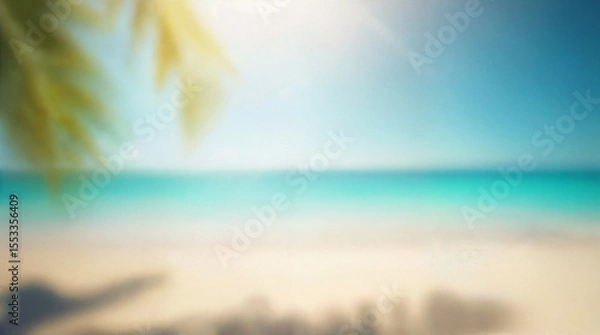 Obraz Natural blurred defocused background for concept summer vacation
