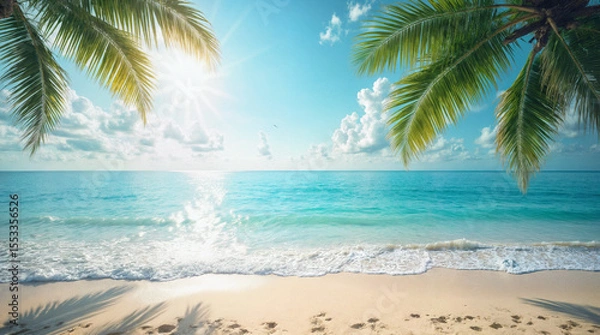 Obraz Natural blurred defocused background for concept summer vacation