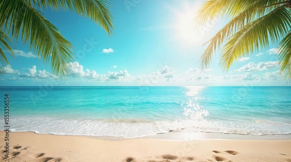 Obraz Natural blurred defocused background for concept summer vacation