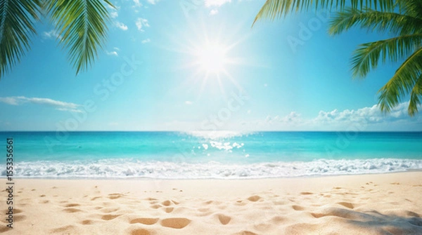 Obraz Natural blurred defocused background for concept summer vacation