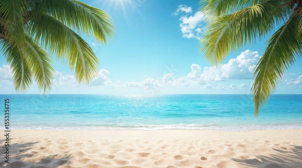 Obraz Natural blurred defocused background for concept summer vacation