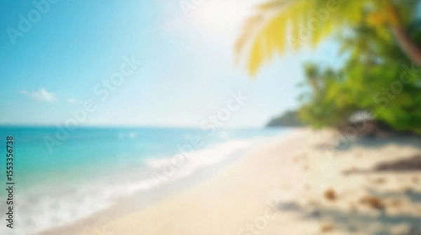 Obraz Natural blurred defocused background for concept summer vacation