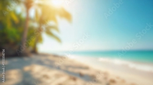 Obraz Natural blurred defocused background for concept summer vacation