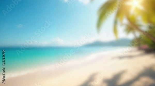Obraz Natural blurred defocused background for concept summer vacation