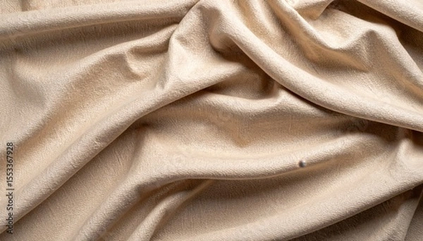 Fototapeta Textured Gold Fabric Drape