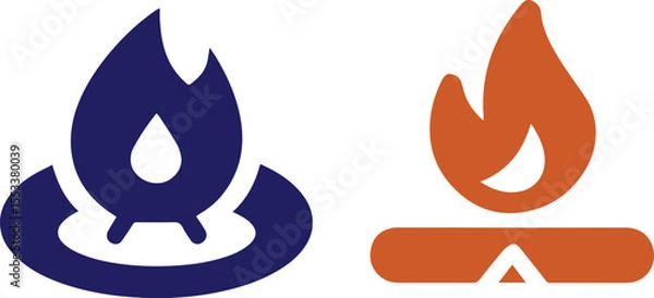 Fototapeta isolated firepit Vector,firepit Silhouette,firepit icon  , firepit symbol ,  firepit Vector 
