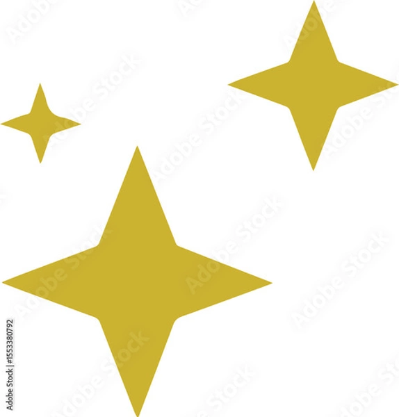 Fototapeta star cluster ai icon