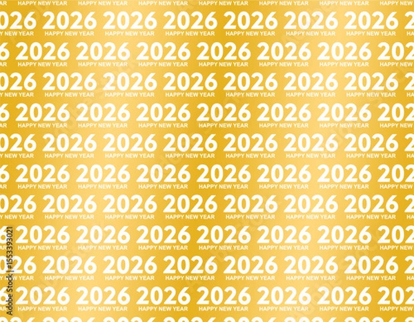 Fototapeta Happy new year 2026 background design for greeting card banner poster number 2026