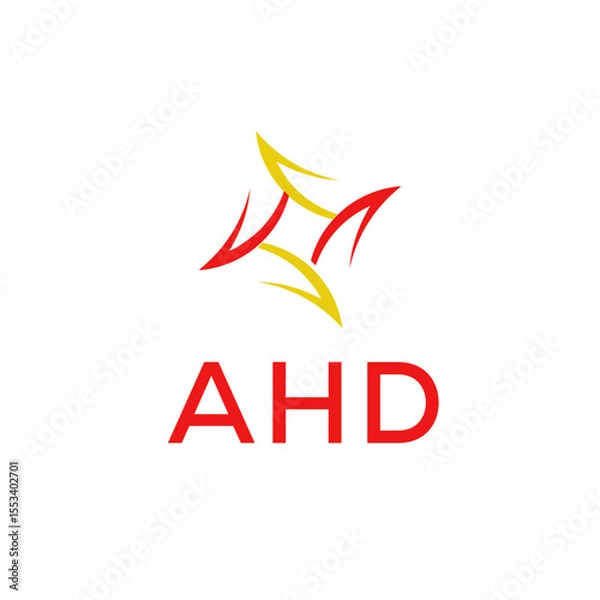 Obraz AHD Logo design vector template