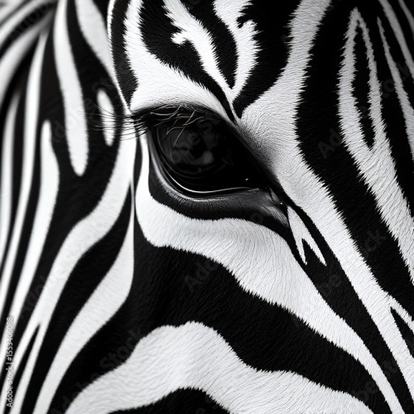 Fototapeta zebra close up