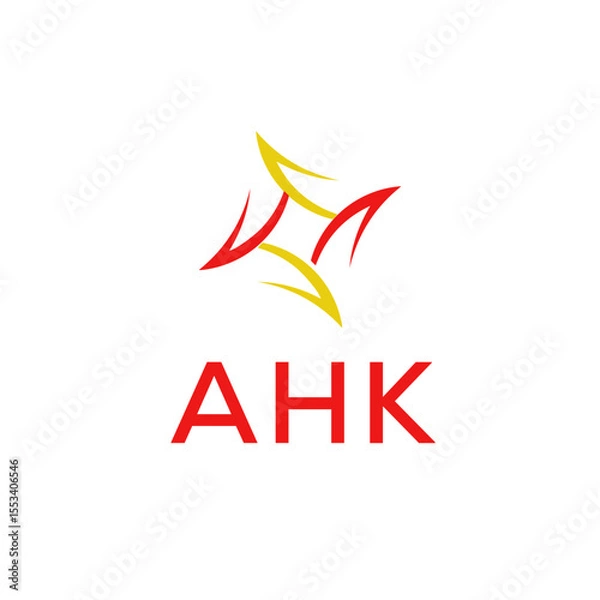Obraz AHK Logo design vector template